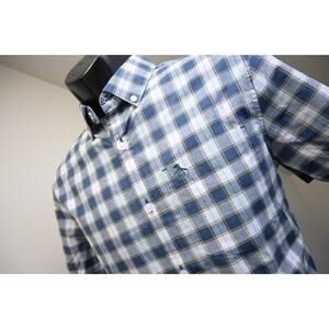 Penguin MunsingWear Button Up Dress Shirt Classic Fit Plaid Mens Size Small